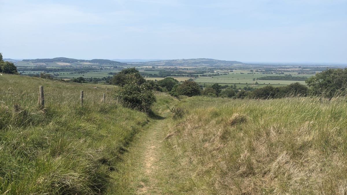 Walking Bredon Hill