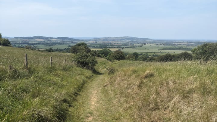 Walking Bredon Hill